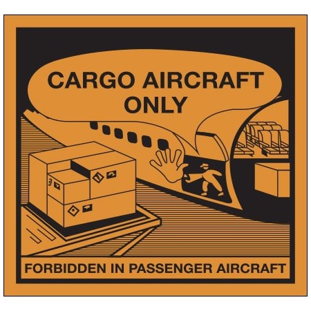 Bsc Preferred 4-3/8 x 4 3/4'' - ''Cargo Aircraft Only'' Labels BUY00441895
